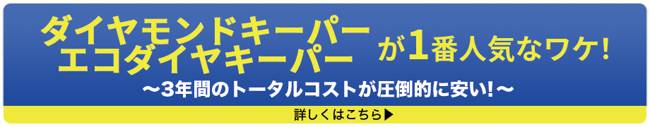 ダイヤモンドキーパーが一番お得なわけ